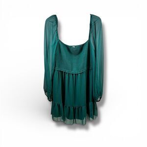 Wilfred Aritzia Tempest Mini Dress in Green Size XL